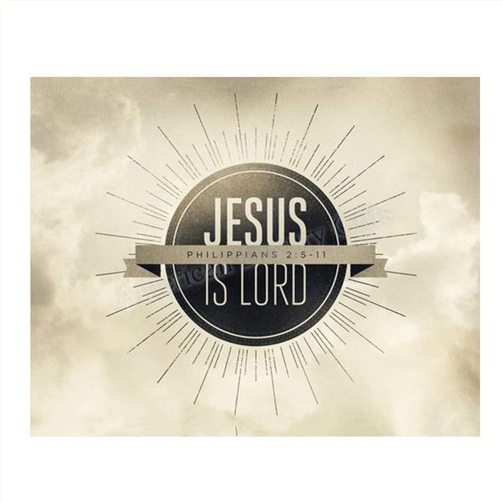 Jesus Is Lord- Philippians 2:5- Bible Verse Wall Art- 8x10"- Modern Scripture Wall Print- Ready to Frame. Home D?cor- Office D?cor. Great Christian Gift &amp; Reminder Verse To Praise.