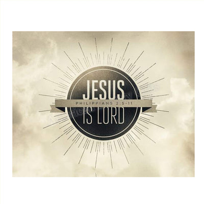 Jesus Is Lord- Philippians 2:5- Bible Verse Wall Art- 8x10"- Modern Scripture Wall Print- Ready to Frame. Home D?cor- Office D?cor. Great Christian Gift & Reminder Verse To Praise.