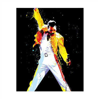 Freddie Mercury-Watercolor Art Print- 8 x 10