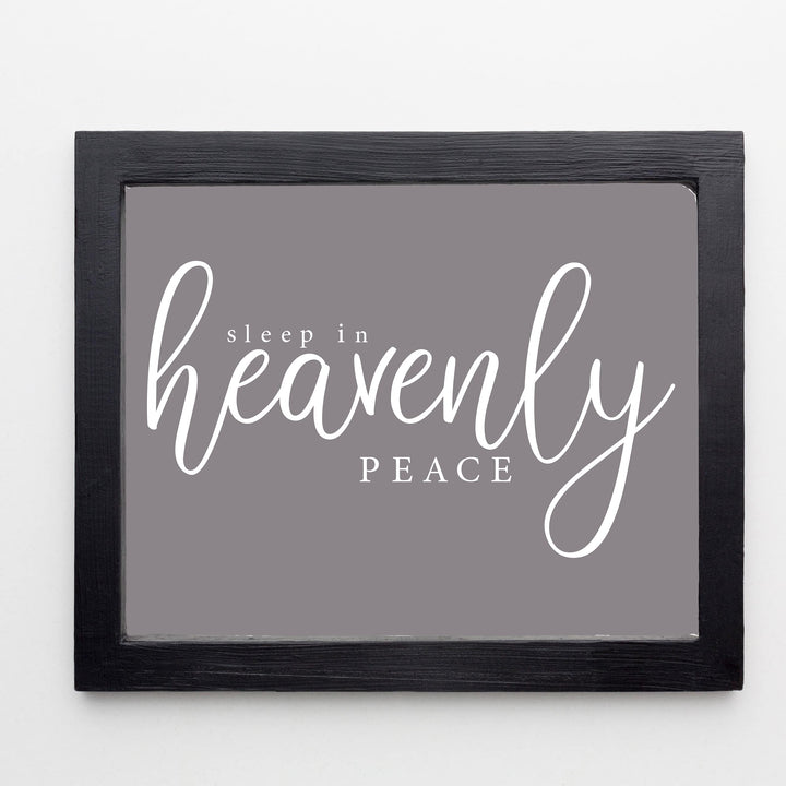 Sleep In Heavenly Peace Christmas Song Wall Art -14 x 11" Christian Holiday Music Print -Ready to Frame. Home-Welcome-Kitchen-Farmhouse-Winter Decor. Display Your Christmas Joy! Great Gift!