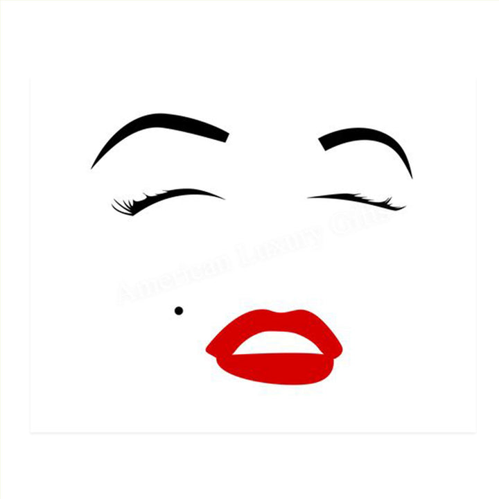 Marilyn Monroe Silhouette Wall Art- 10 x 8" Wall Print Art- Marilyn&