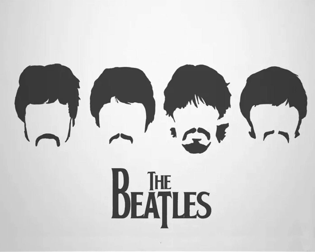 Rock Bands- Silhouette Poster Prints Set (5) 10 x 8" Wall Prints-Ready To Frame. AC DC-Beatles-Queen-Nirvana-Scorpions. Home-Studio-Bar-Dorm-Man Cave Decor. Must-Have for Rock Music Fan Collection!