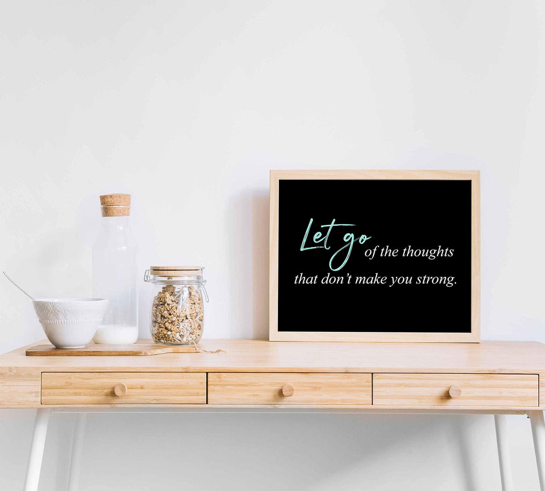 Let Go of Thoughts That Don&