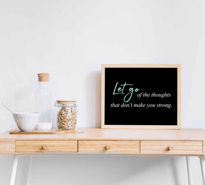 Let Go of Thoughts That Don&