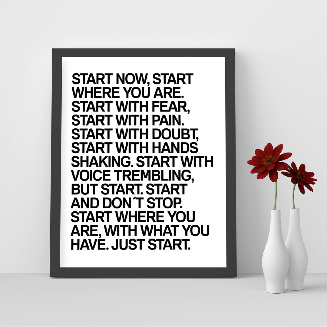 Start Now &amp; Don&