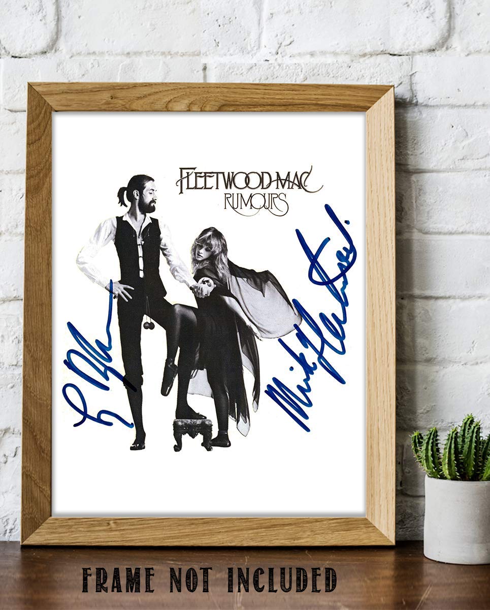 Fleetwood Mac-Rumours Autographed Album Cover-Poster Print-8 x 10