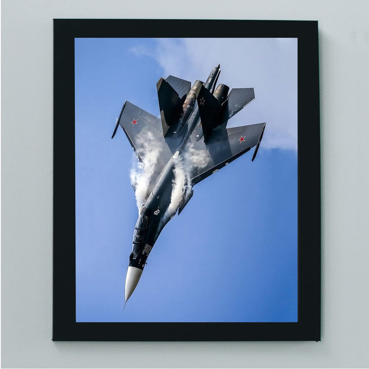 US Air Force Fighter Jet -8x10" American Military Aircraft Wall Print-Ready to Frame. Home-Office-School Decor. Perfect Sign for Game Room-Garage-Cave! Great Gift for Active Duty Military &amp; Veterans!