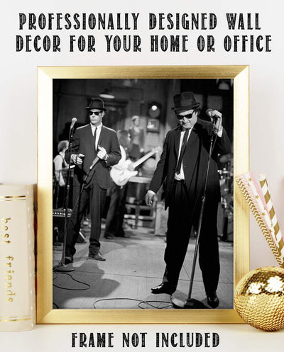 "Blues Brothers"- Vintage Wall Art Print-8 x 10"