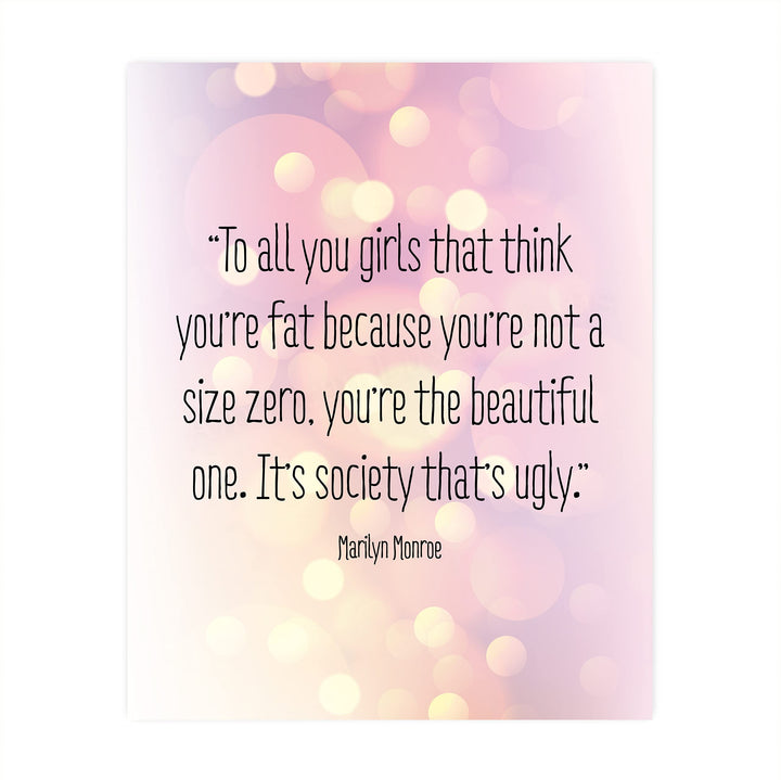 Marilyn Monroe Quotes-"You&