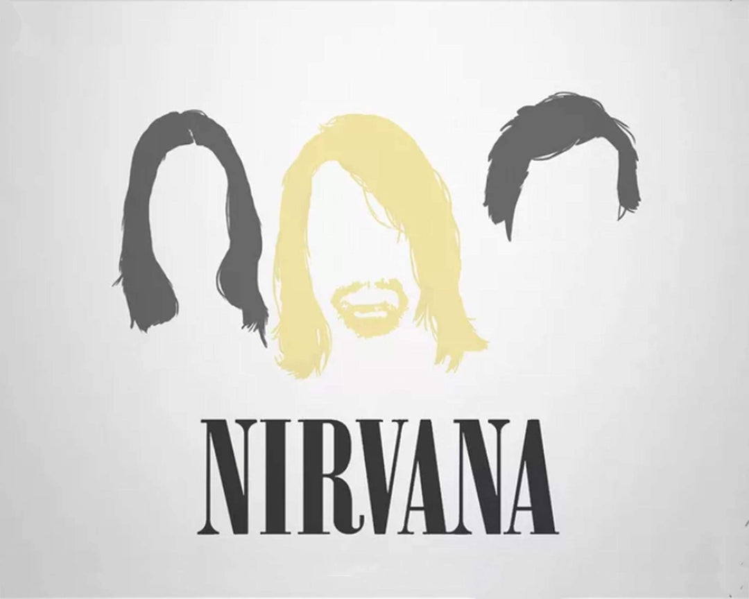 Rock Bands- Silhouette Poster Prints Set (5) 10 x 8" Wall Prints-Ready To Frame. AC DC-Beatles-Queen-Nirvana-Scorpions. Home-Studio-Bar-Dorm-Man Cave Decor. Must-Have for Rock Music Fan Collection!