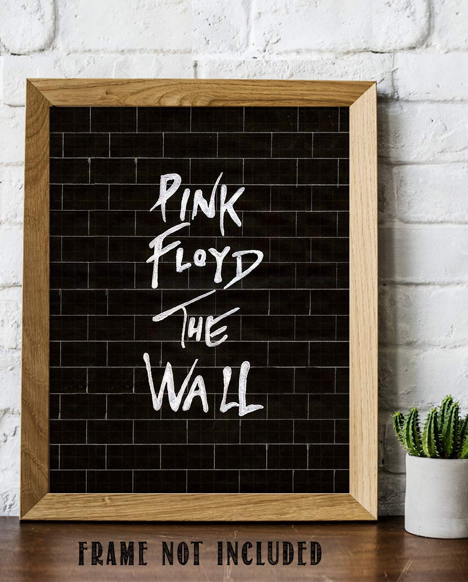 Pink Floyd-The Wall- Rock Music Wall Art- 8 x 10" Wall Print- Ready To Frame- Iconic Music Poster Replica Print. Home Decor- Studio-Bar- Dorm- Man Cave Decor. Perfect Gift for Pink Floyd Fans.