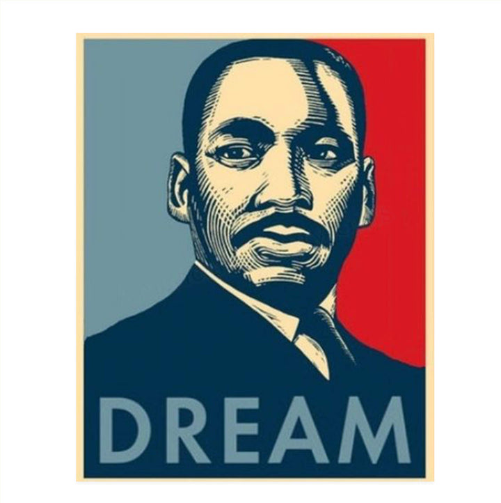 Dream by Martin Luther King Jr- Famous Quote- Portrait Print- 8 x 10" Wall Art Print- Ready to Frame. Modern Home D?cor-Office D?cor. Perfect Gift for MLK Jr. Fans.