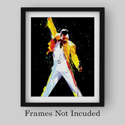 Freddie Mercury-Watercolor Art Print- 8 x 10