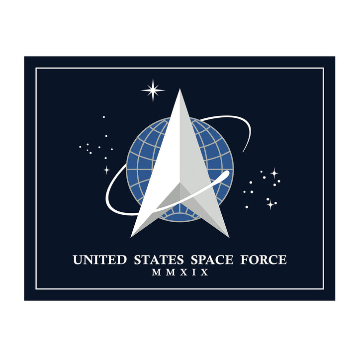 United States Space Force Logo- 14 x 11"- American Military Wall Art Print- Ready to Frame. Patriotic Decor for Home-Office-Bar-Cave-Lodge. Perfect Gift for Those Who Serve. Display Your Pride!