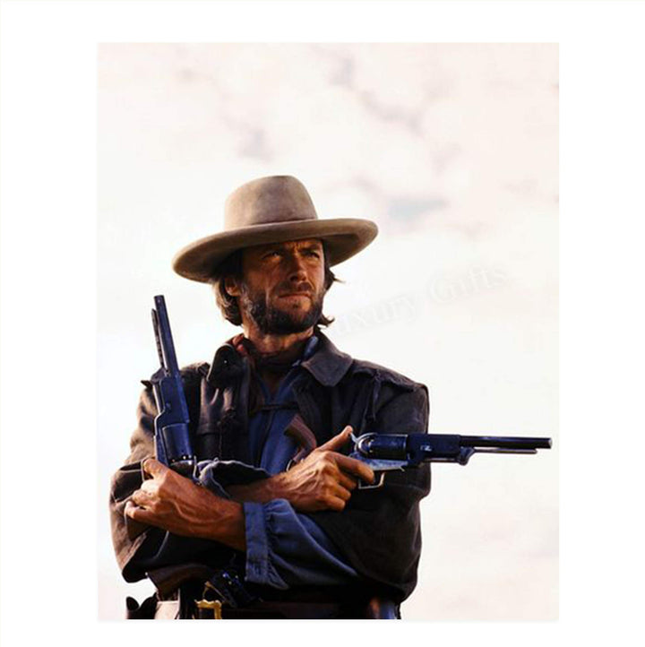 The Outlaw Josey Wales- Movie Poster Print- 8 x 10" Wall Art-Ready to Frame. Western Movies Decor for Home-Office-Garage-Man Cave-Bar. Perfect Collectible for Outlaws &amp; Clint Eastwood Fans.