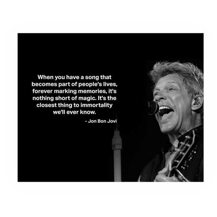 Bon Jovi-"Closest Thing to Immortality We&