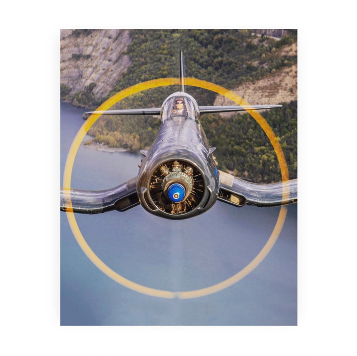 Vought F4U Corsair Fighter Jet -8 x 10" US Air Force - American Military Aircraft Wall Print -Ready to Frame. Home-Office-Garage-Shop-Man Cave Decor! Great Gift for Active Duty Military &amp; Veterans!