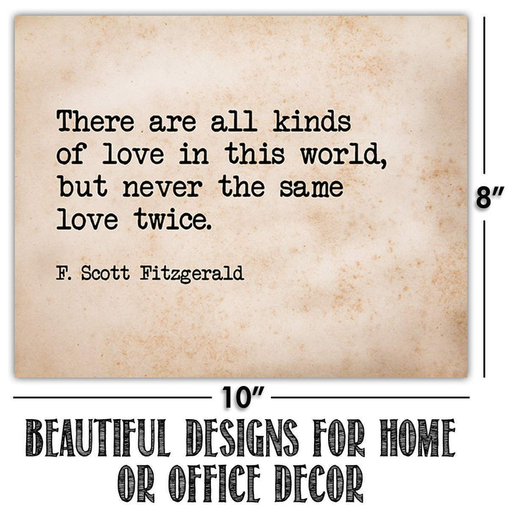 Famous Quotes Wall Art- 4P Set- 8 x 10"s Inspirational Art Wall Prints-Ready to Frame. E. Roosevelt, Shakespeare, Picasso, FS. Fitzgerald-Parchment Prints. Home, Studio &amp; Office D?cor. Great Gift.