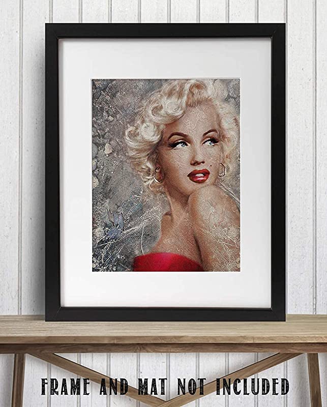 Abstract Marilyn Monroe"Who Me?" Wall Art Print- 10 x 8"