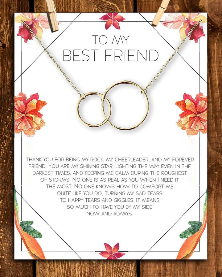 To My Best Friend- Thank You For Everything- 8 x 10"-Floral Wall Art Print- Ready to Frame. Perfect For Spouse, Life Partners &amp; BFF&