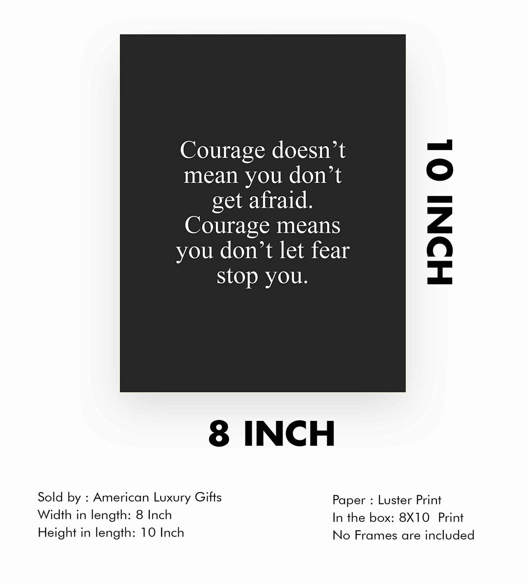 Courage Means Don&