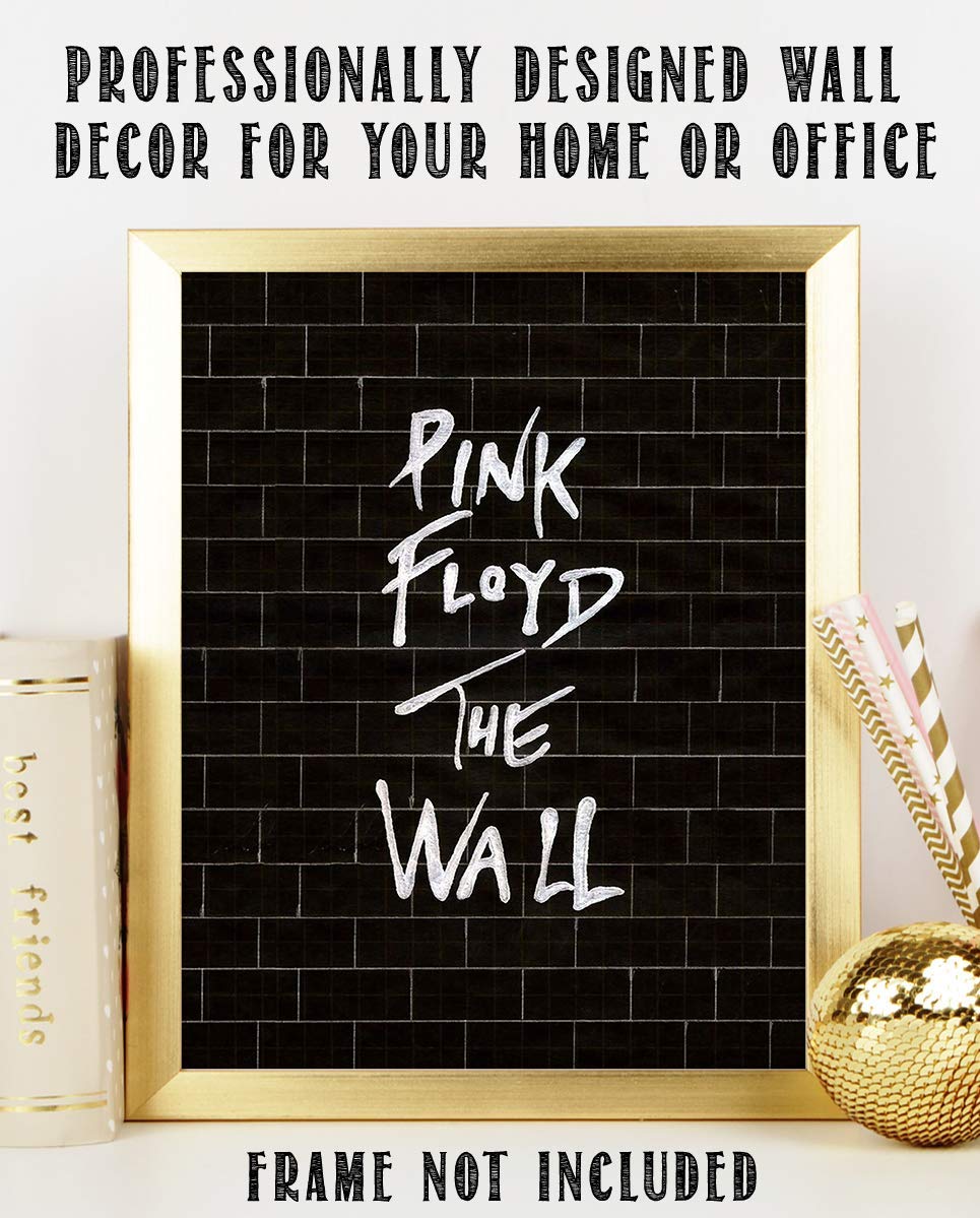 Pink Floyd-The Wall- Rock Music Wall Art- 8 x 10" Wall Print- Ready To Frame- Iconic Music Poster Replica Print. Home Decor- Studio-Bar- Dorm- Man Cave Decor. Perfect Gift for Pink Floyd Fans.