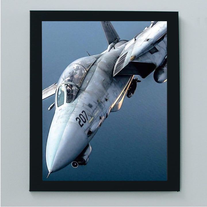 F-14 Tomcat Fighter Jet -8 x 10" US Air Force - American Military Aircraft Wall Print -Ready to Frame. Home-Office-Garage-Shop-Man Cave Decor! Great Gift for Active Duty Military &amp; Veterans!