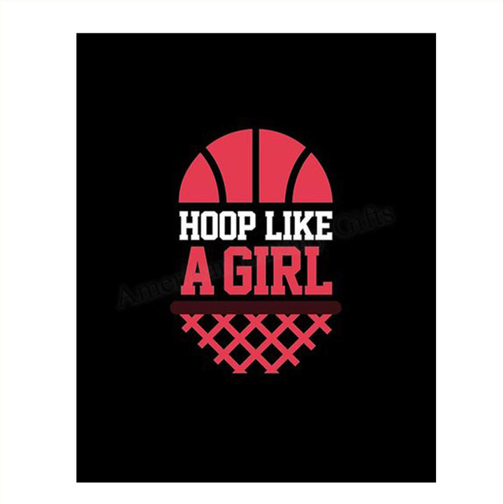 Hoop Like A Girl- Girl&