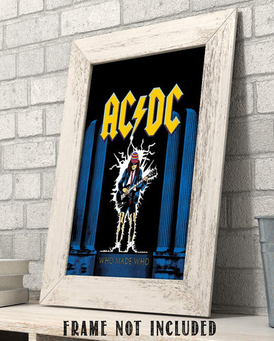 AC DC Band Music Poster"Who Made Who"- 8 x 10