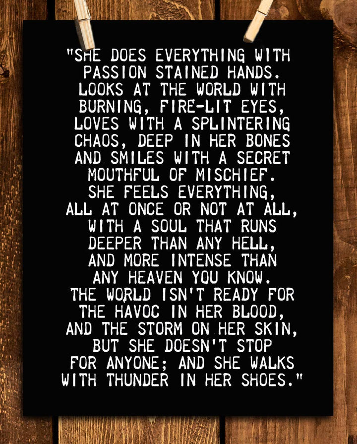 She Does Everything With Passion &amp; Doesn&