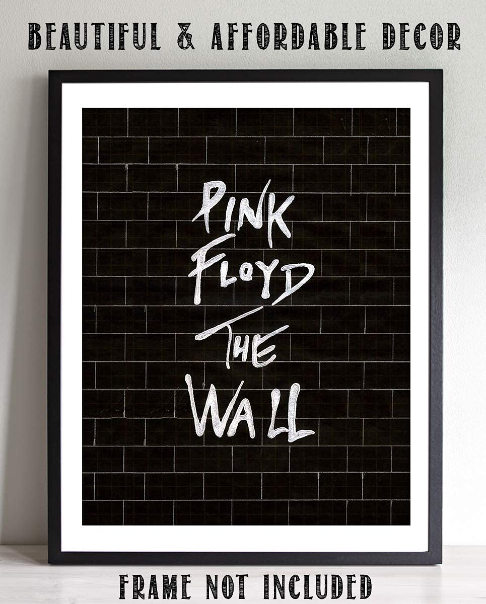 Pink Floyd-The Wall- Rock Music Wall Art- 8 x 10" Wall Print- Ready To Frame- Iconic Music Poster Replica Print. Home Decor- Studio-Bar- Dorm- Man Cave Decor. Perfect Gift for Pink Floyd Fans.