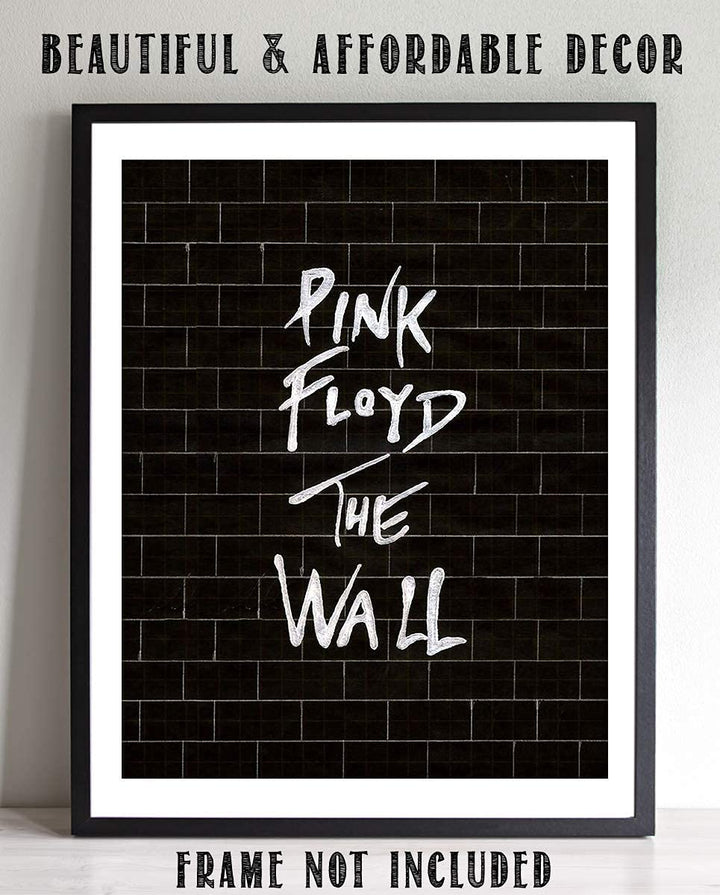 Pink Floyd-The Wall- Rock Music Wall Art- 8 x 10" Wall Print- Ready To Frame- Iconic Music Poster Replica Print. Home Decor- Studio-Bar- Dorm- Man Cave Decor. Perfect Gift for Pink Floyd Fans.