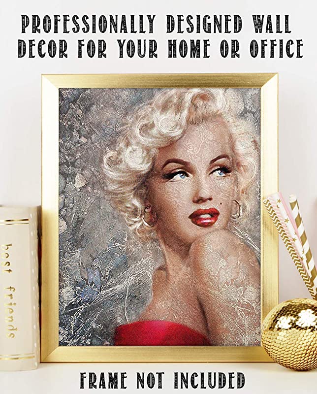 Abstract Marilyn Monroe"Who Me?" Wall Art Print- 10 x 8"