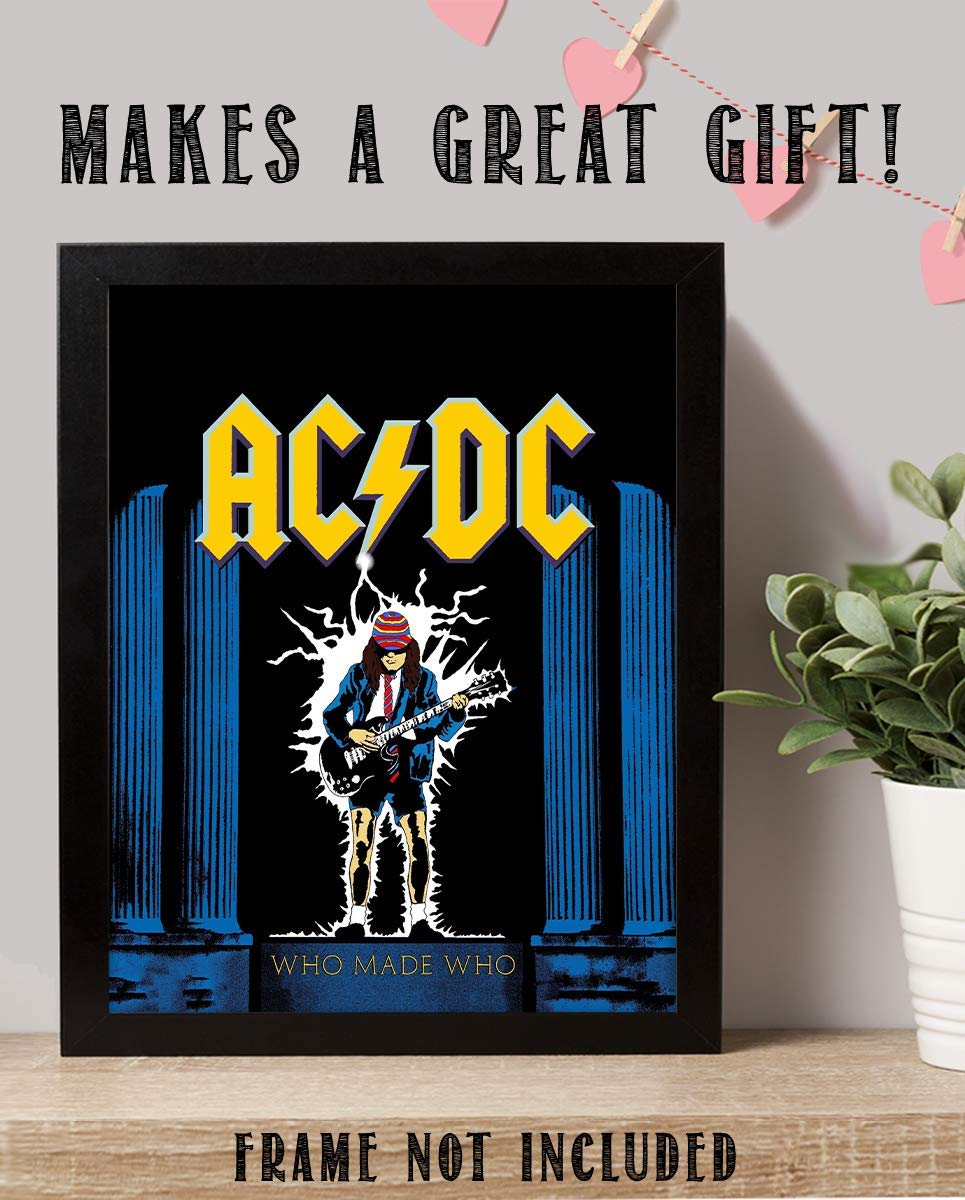 AC DC Band Music Poster"Who Made Who"- 8 x 10