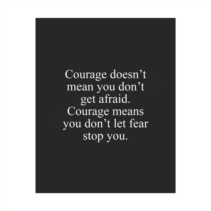 Courage Means Don&