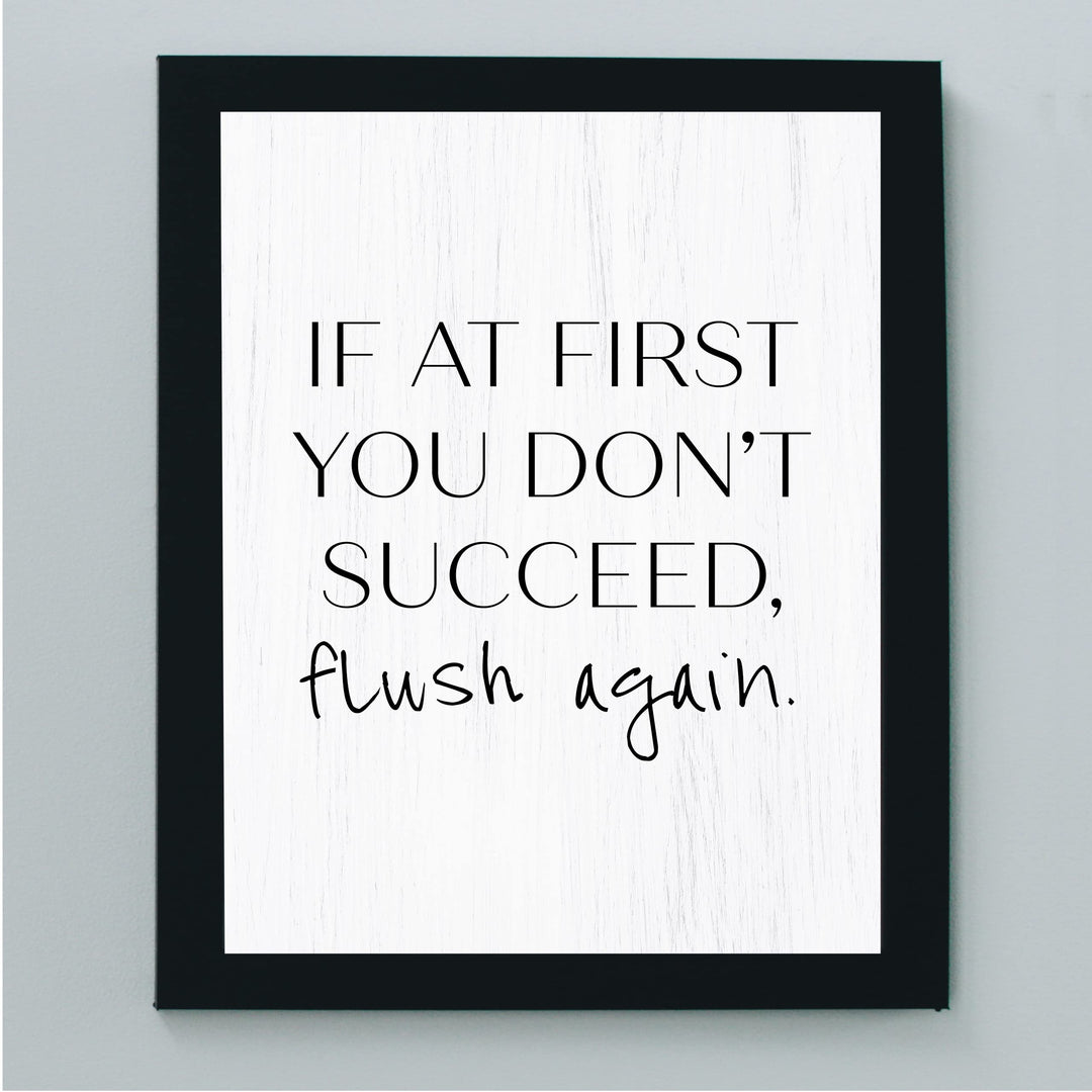 If At First You Don&