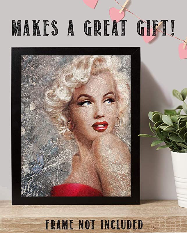 Abstract Marilyn Monroe"Who Me?" Wall Art Print- 10 x 8"