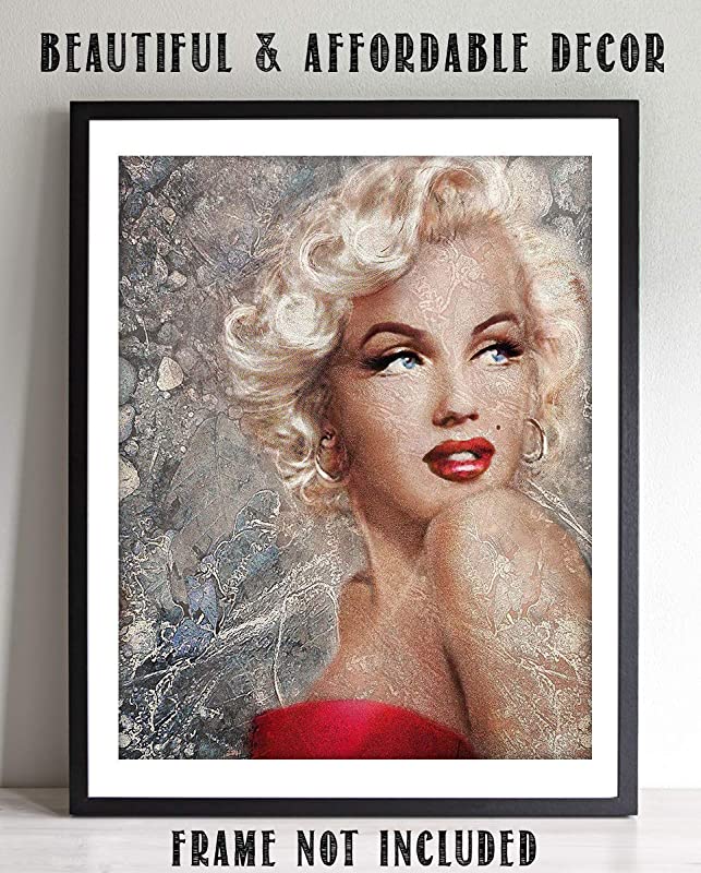Abstract Marilyn Monroe"Who Me?" Wall Art Print- 10 x 8"