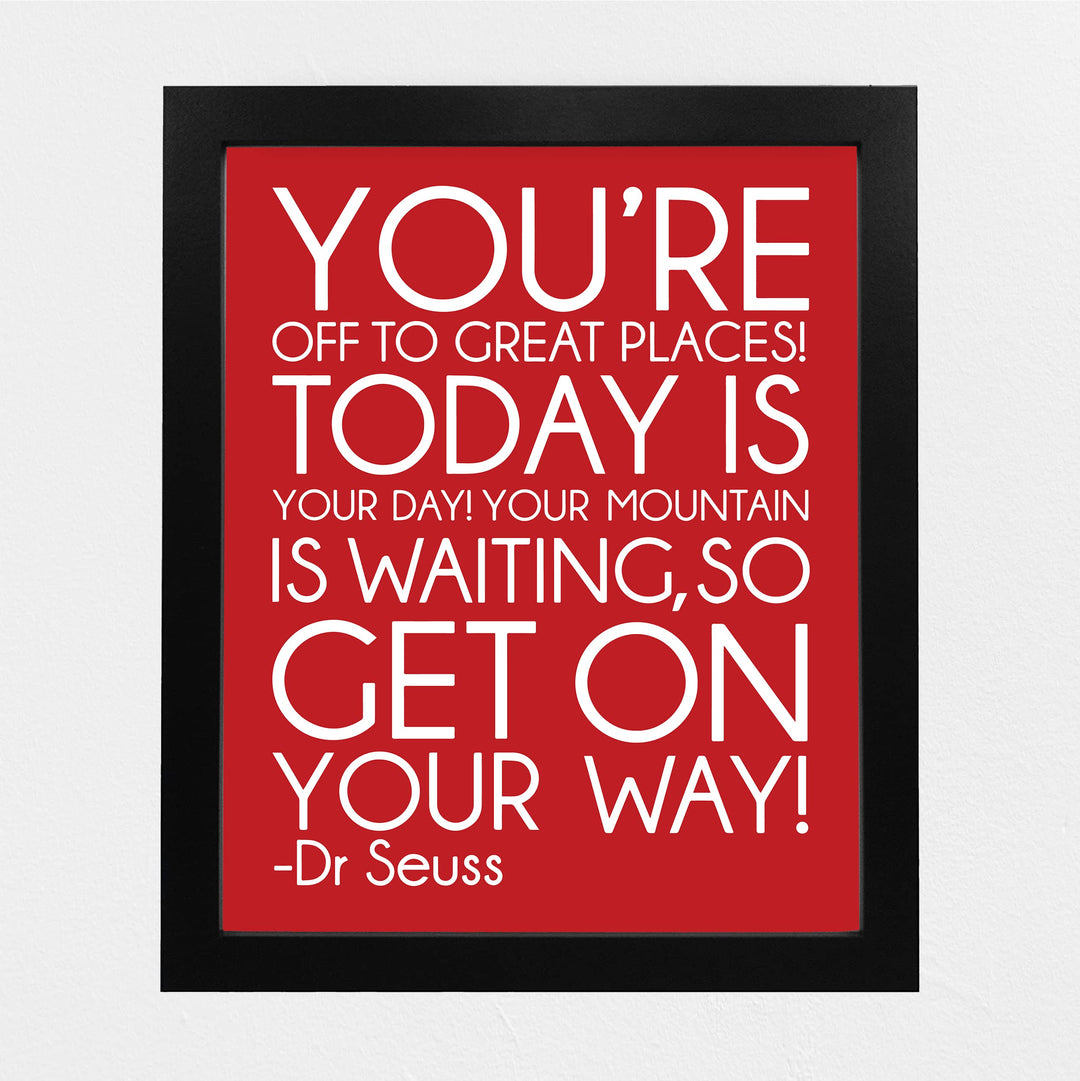 Dr. Seuss Quotes Wall Art-"You&