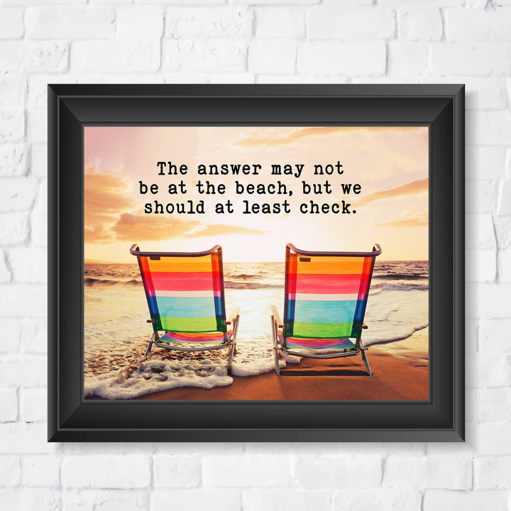  Beach Bedroom Wall Art - Sand &amp; Sea Coastal Print
