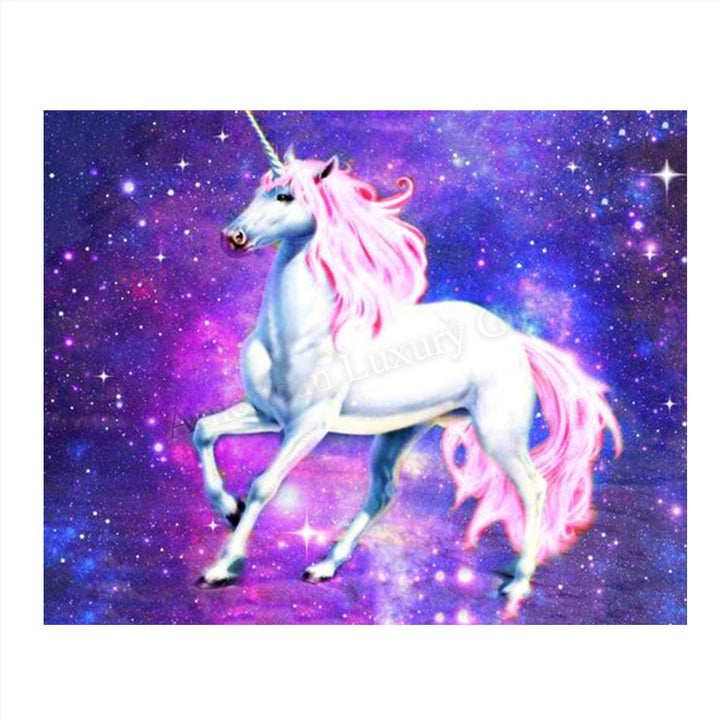 Royal Unicorn &amp; Stardust- 8 x 10" Print Wall Art- Ready to Frame- Home D?cor, Nursery D?cor &amp; Wall Prints for Animal Themes &amp; Children&