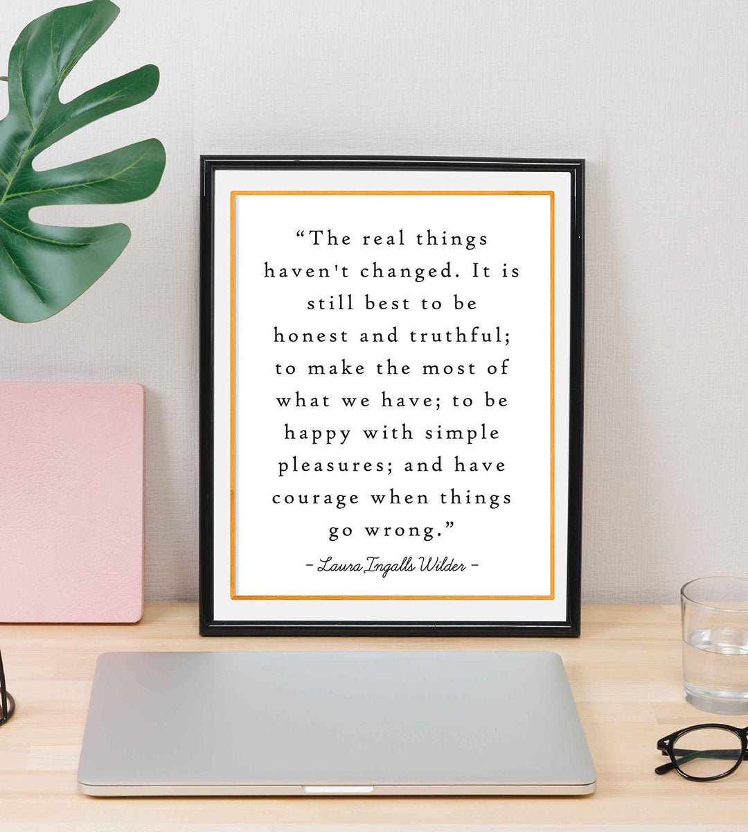 Laura Ingalls Wilder Quotes-"The Real Things Haven&