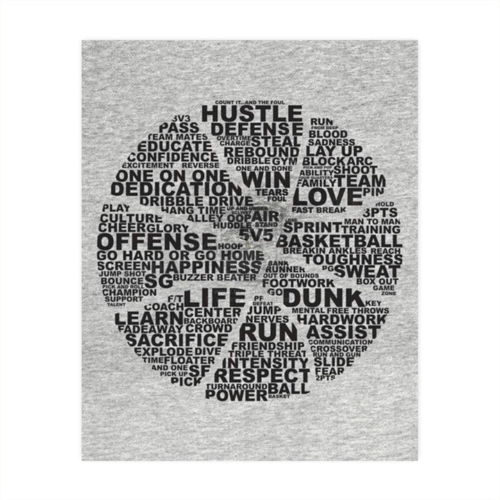 Basketball-"What It Takes To Win"-Word Art Print- 8 x 10"-Sports Poster Print-Ready To Frame. Basketball Design Wall Art. Sports Motivation Home Decor-Office Decor. Great for Locker Room-Gym-Man Cave.