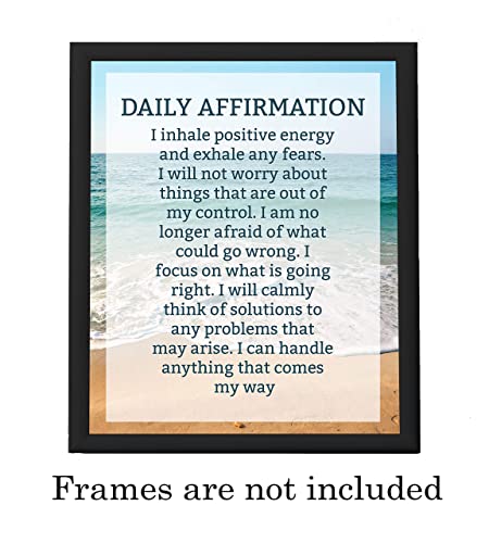 "Daily Affirmations- Self Talk"-8 x 10"