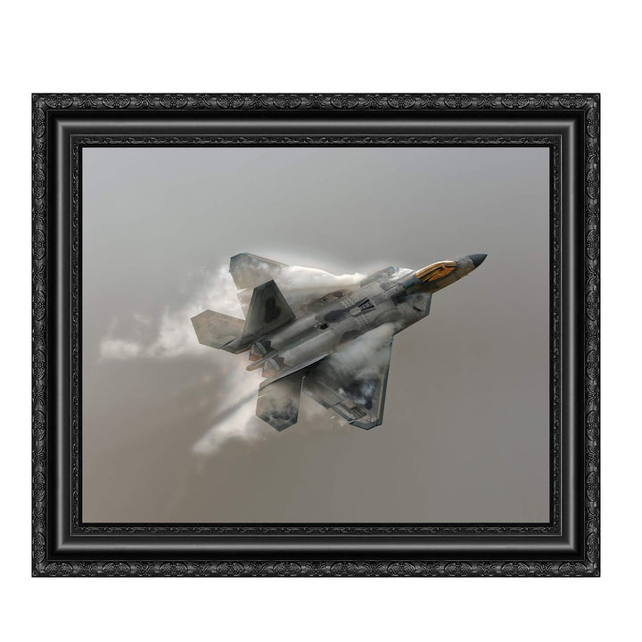 United States Air Force F22A-Fighter Jet Poster Print -10 x 8" Military Aircraft Wall Decor Image-Ready to Frame. Home-Office-Military School Decor. Perfect Sign for Game Room-Garage-Man Cave Decor!