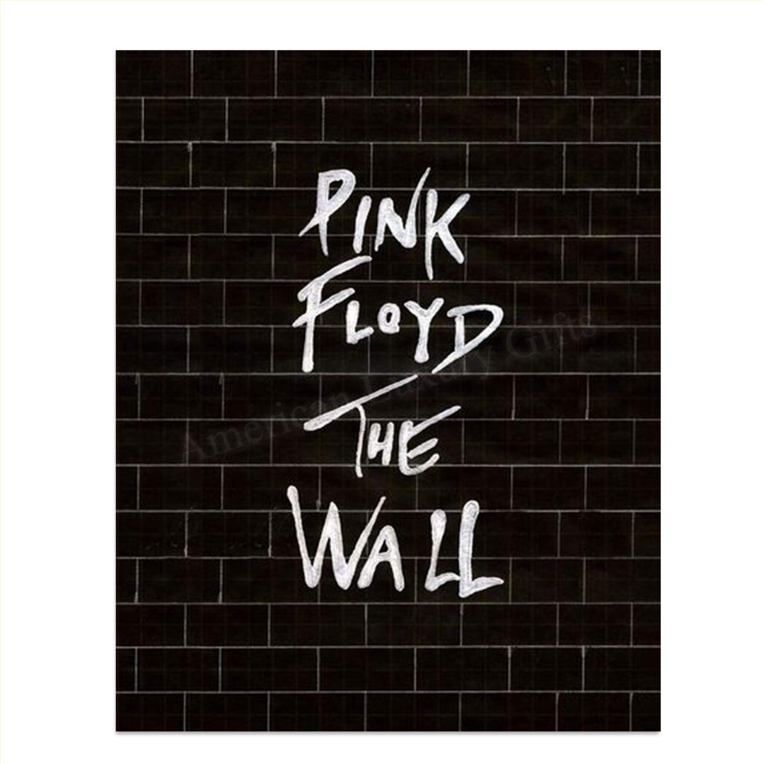 Pink Floyd-The Wall- Rock Music Wall Art- 8 x 10" Wall Print- Ready To Frame- Iconic Music Poster Replica Print. Home Decor- Studio-Bar- Dorm- Man Cave Decor. Perfect Gift for Pink Floyd Fans.