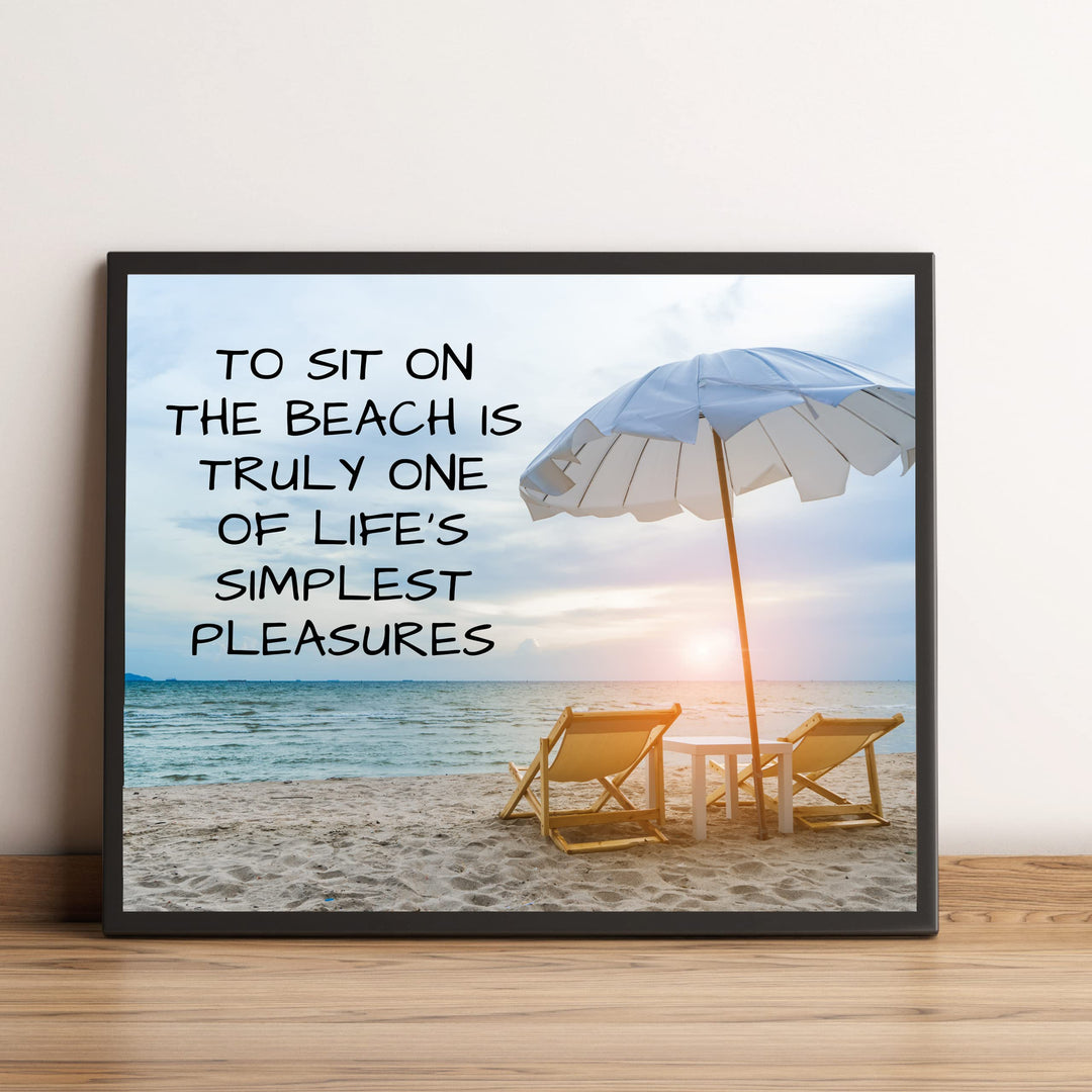 To Sit on the Beach-Life&