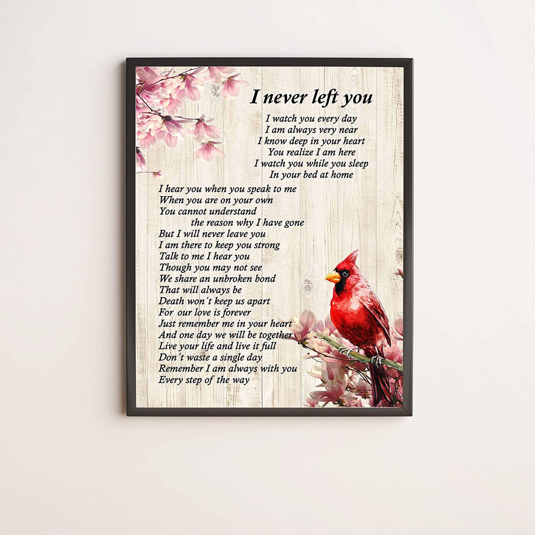 "I Never Left You"-Inspirational Christian Wall Art-11 x 14"