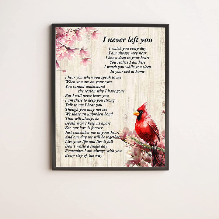 "I Never Left You"-Inspirational Christian Wall Art-11 x 14"