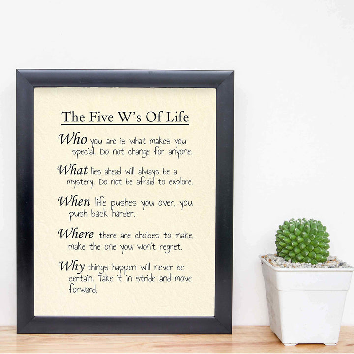 The 5 W&